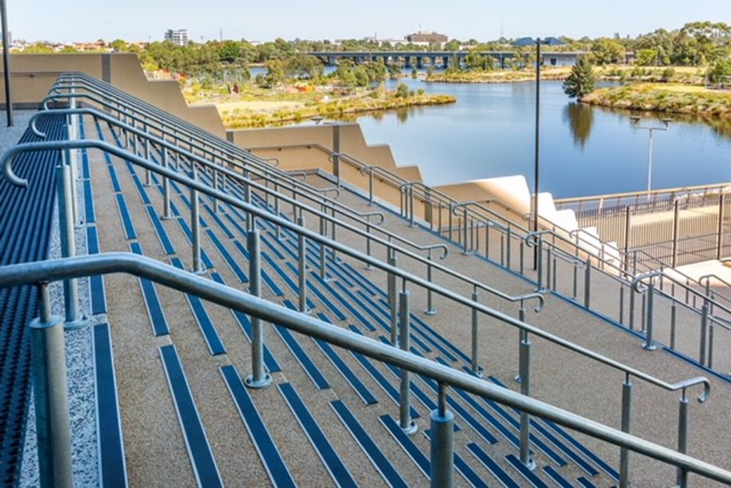 Tredsafe Outiside Stairs Perth Stadium