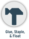 Icon Glue Staple Float